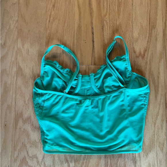 PRINCESS POLLY LACE CORSET TOP (XS/S, GREEN) - Picture 5 of 6